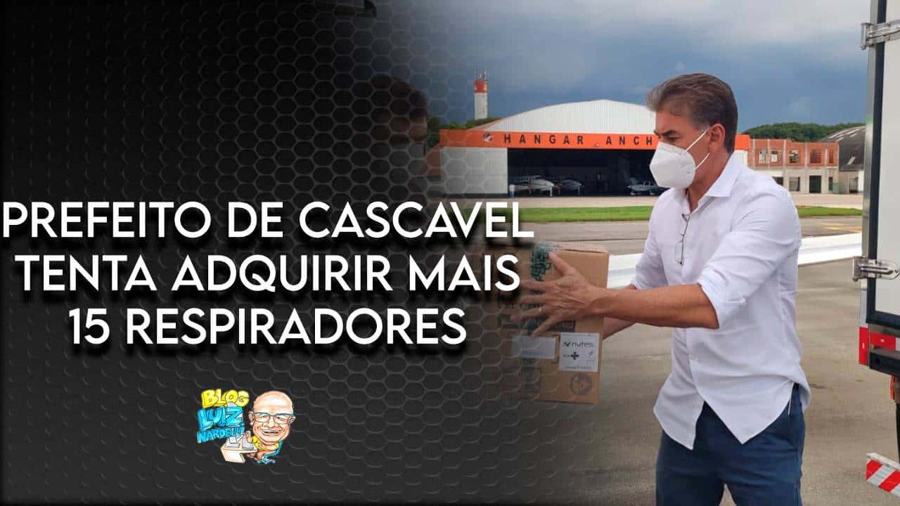Prefeito de Cascavel, Paranhos fala sobre angústia e a expectativa de baixar contaminados da COVID-19