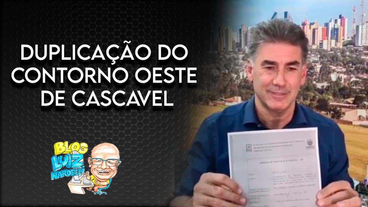 Prefeito Paranhos fala da duplicação do Contorno Oeste e prolongamento da Avenida Brasil