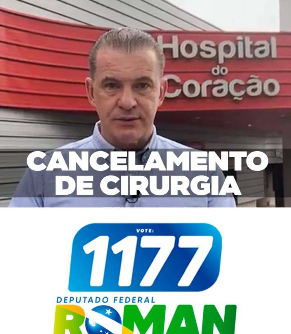 Deputado Roman se indigna com o comunicado do fechamento do Hospital do Coração de Cascavel