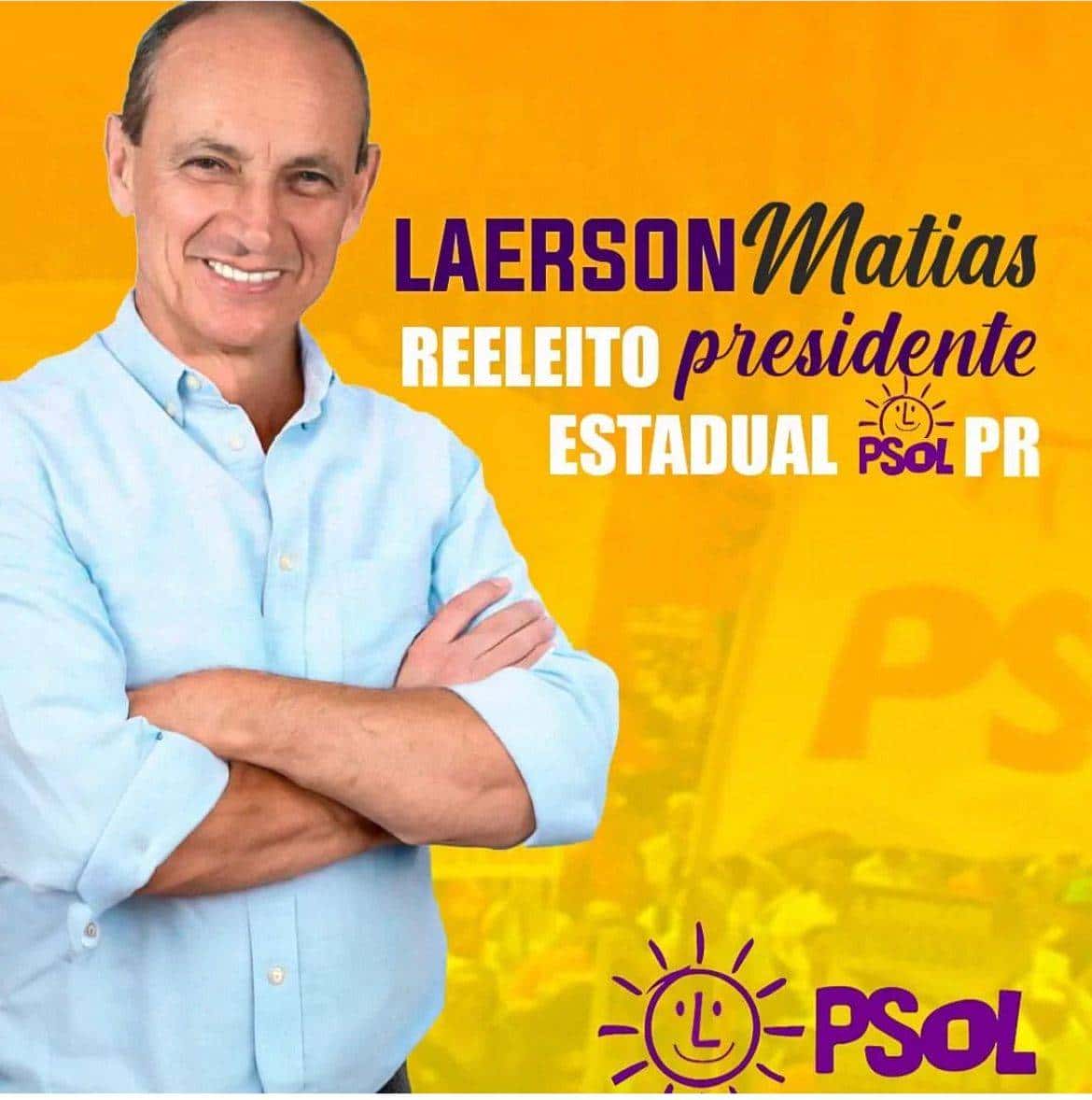 PSOL reelege o Cascavelense Laerson Matias presidente da Executiva Estadual do Paraná